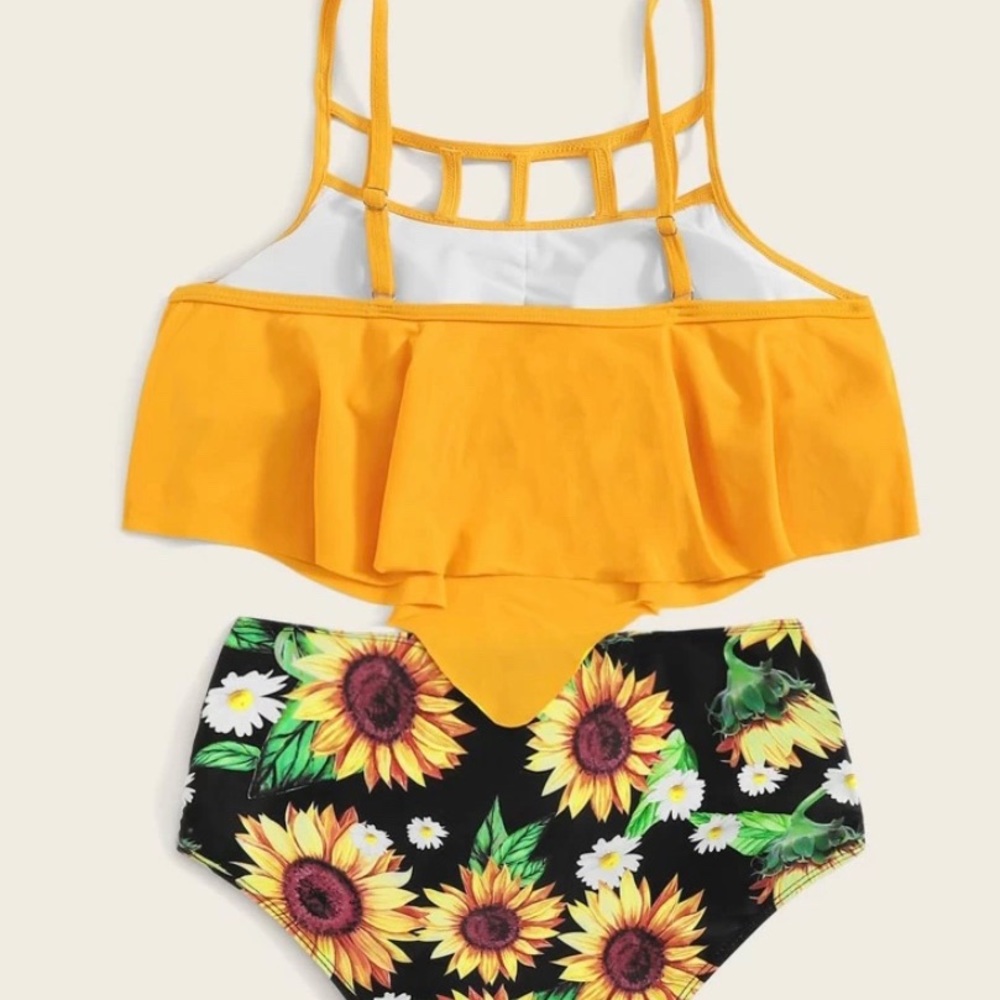 Ladder cut out bikini swimsuit